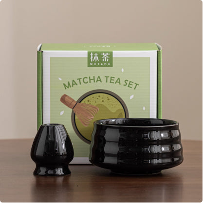 Ceramic Matcha Tea Bowl Set