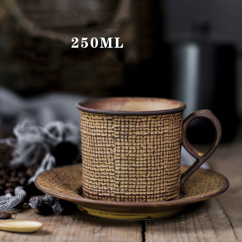 Ceramic Coffee Cup Saucer Set