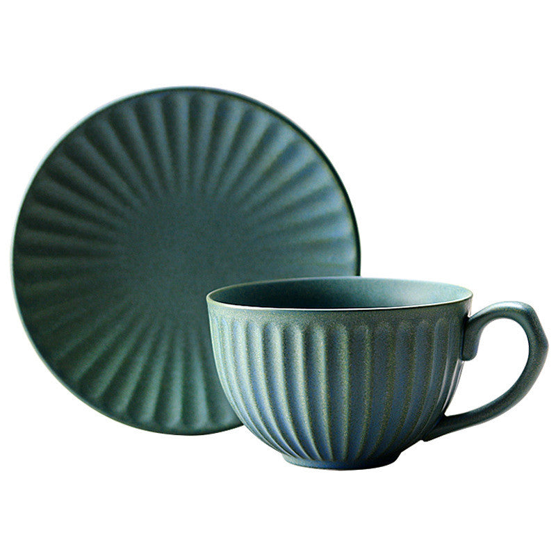 Ceramic Coffee Cup Saucer Set
