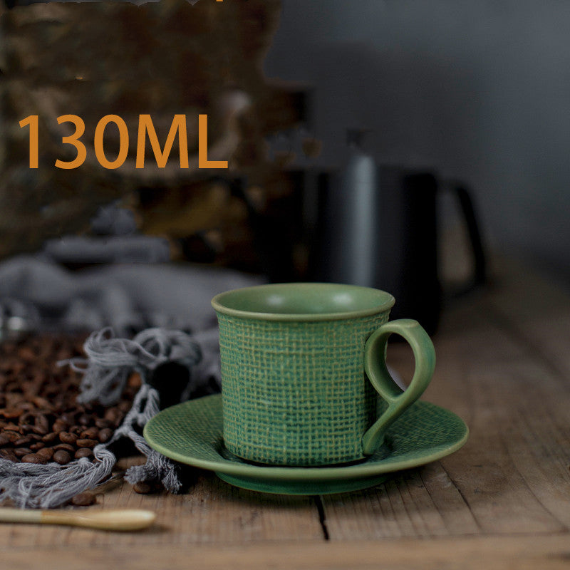Ceramic Coffee Cup Saucer Set