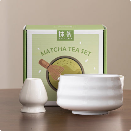Ceramic Matcha Tea Bowl Set