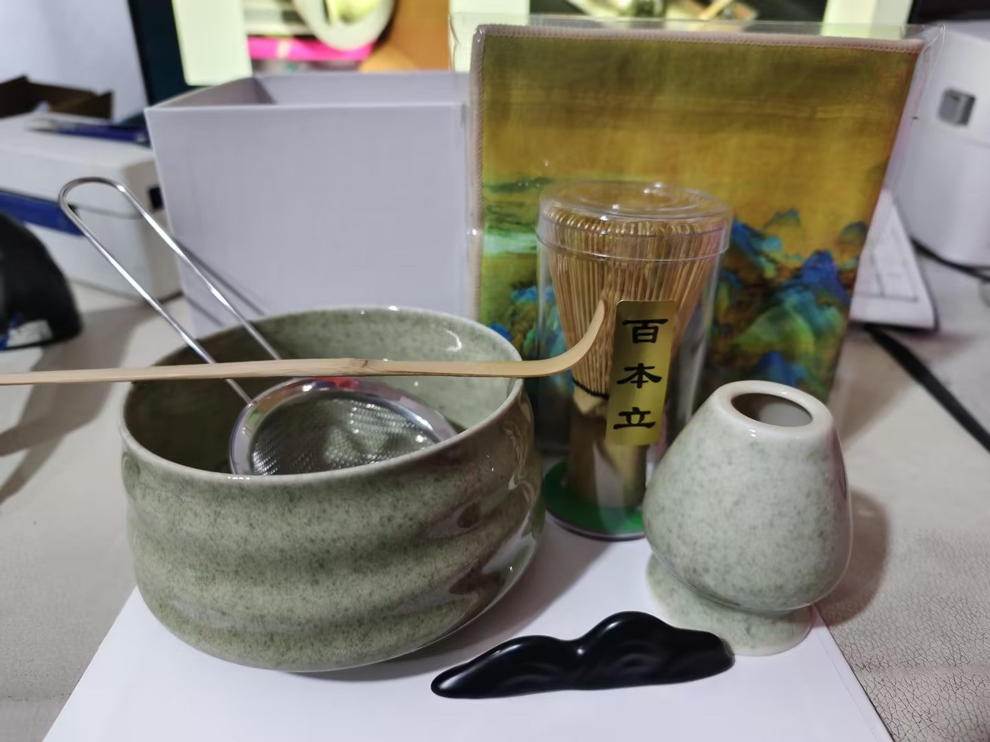 Japanese Matcha Tea Bowl Set