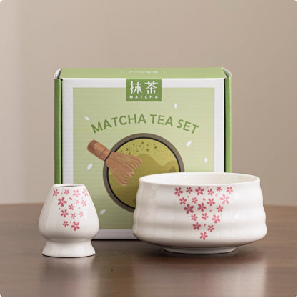 Ceramic Matcha Tea Bowl Set