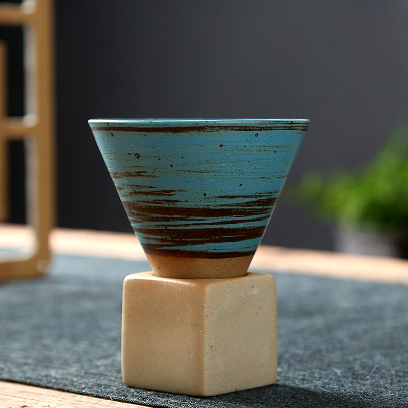 Vintage Stoneware Espresso Cup