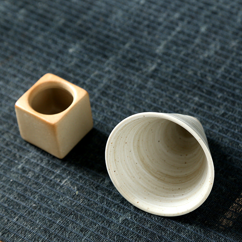 Vintage Stoneware Espresso Cup