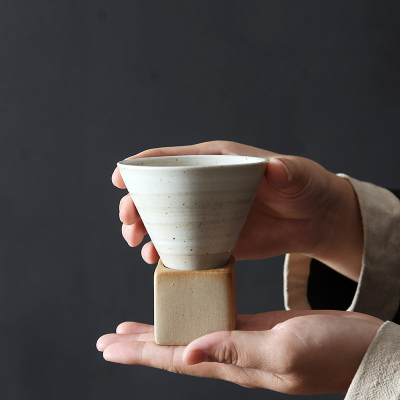 Vintage Stoneware Espresso Cup