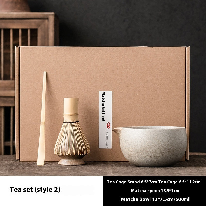 Japanese Bamboo Matcha Tea Set