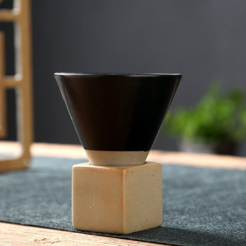 Vintage Stoneware Espresso Cup
