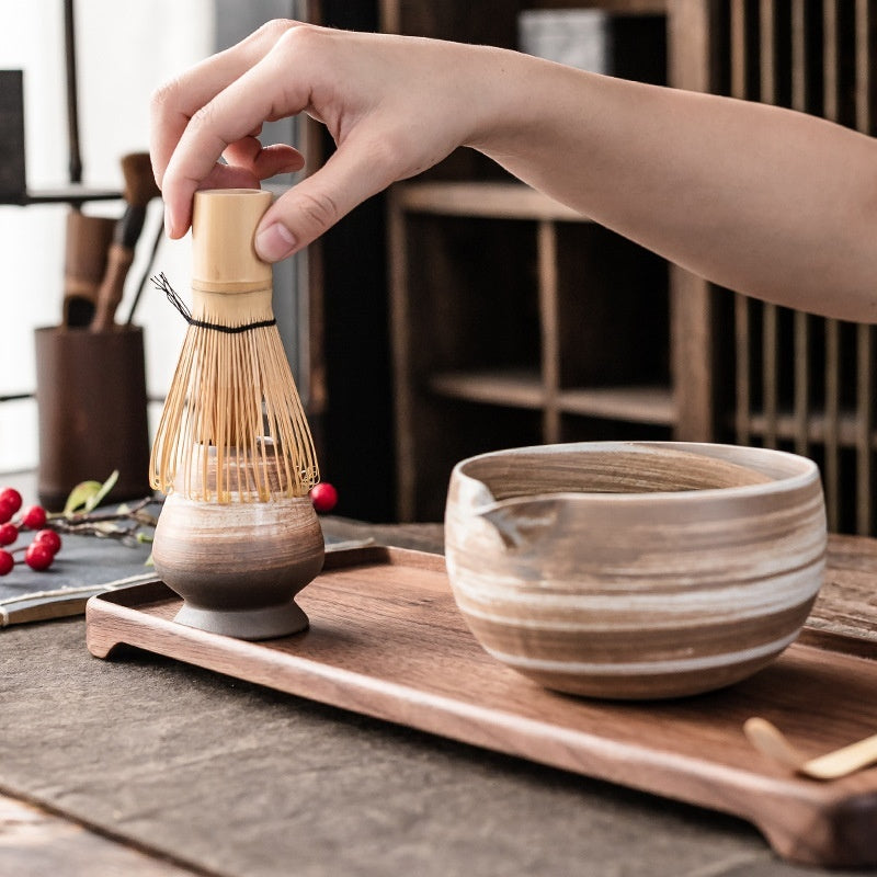 Japanese Bamboo Matcha Tea Set