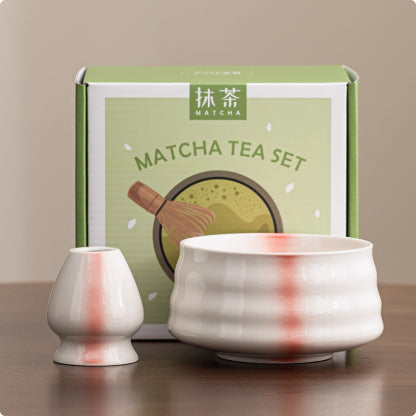 Ceramic Matcha Tea Bowl Set