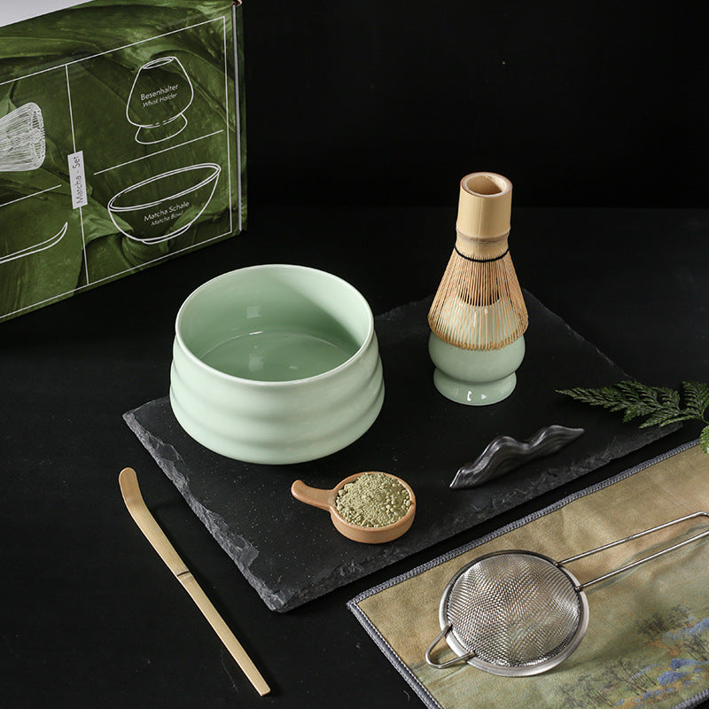 Japanese Matcha Tea Bowl Set
