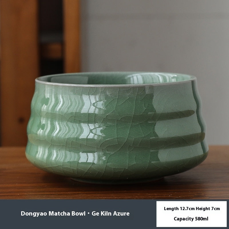 Round Ceramic Matcha Bowl