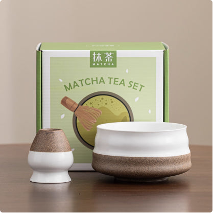 Ceramic Matcha Tea Bowl Set