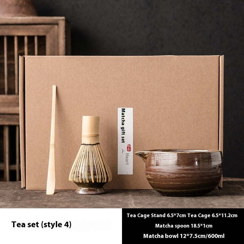 Japanese Bamboo Matcha Tea Set