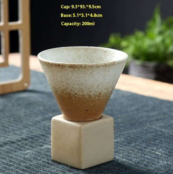 Vintage Stoneware Espresso Cup