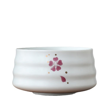 Round Ceramic Matcha Bowl