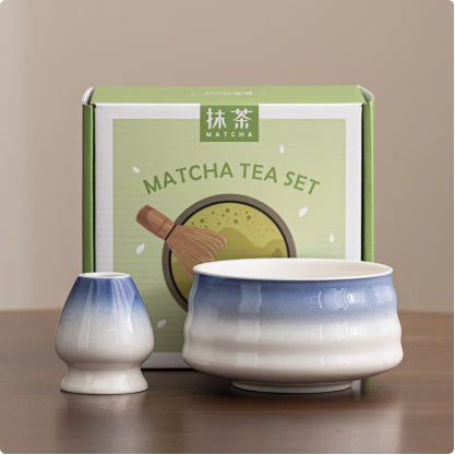 Ceramic Matcha Tea Bowl Set