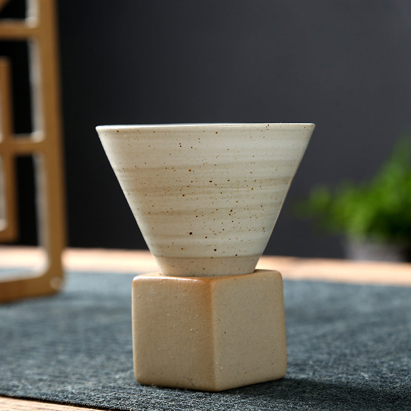 Vintage Stoneware Espresso Cup