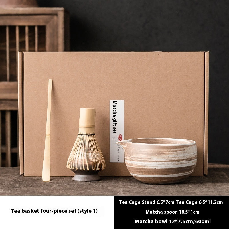 Japanese Bamboo Matcha Tea Set